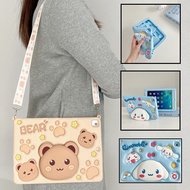 Lanyard Cute Cartoon Stand Kids Case For iPad Mini 1 2 3 4 5 6 Air 9.7" 10.2" 4th/5th/6th/7th/8th/9th/10th Gen Pro 10.5" 10.9" 11" 2022/21/20/19/18 Stand Handle Silicone Cover