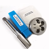 ดอกต๊าปเกลียวซ้ายมือ HSS และชุดแม่พิมพ์ M3 M4 M5 M6 M7 M8 M14 M15 M16 M18 ก๊อกขลุ่ยตรง Dies Suit M9 