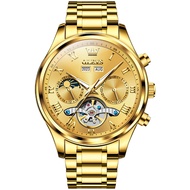 OLEVS 7005 Waterproof Men Wristwatch Stainless Steel Band Automatic Mechanical Fashion Watches For M