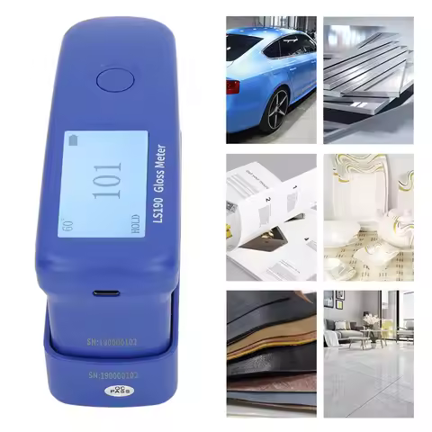 Glarimeter Paint Gloss Meter Digital LCD Gloss Meter Paint Glossmeter Tester Glarimeter for Stone Me