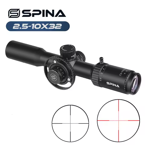 2.5-10x32 Rifle Scopes Red Illuminated Hunting Scopes Tactical Optical Scope Riflescopes Airsoft Sig