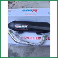 ╰ ⊙ ➵ ORBR CHICKEN PIPE FULL EXHAUST for HONDA BEAT FI / BEAT CARB / ZOOMER