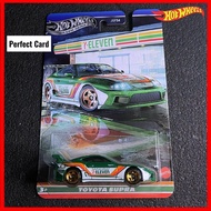 Hot Wheels 711 Toyota Supra MK4 US Exclusive Seven Eleven Toyota Supra Hotwheels Silver Series Keret