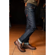 💯 JEANS PINION  CARDINAL RED 17oz Slim fit cutting heavy denim #denim 74 15oz #denim khen #denim SAM