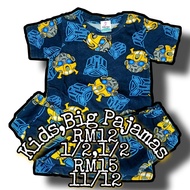 🌈Thr3e Sisters🌈BumbleBee Pajamas Kids tag 1/2 & Big Kids tag 11/12