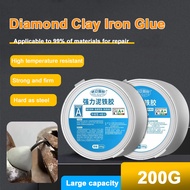 Hard, strong, high and low temperature resistant plastic steel glue/Hard iron Mud molding glue/Diamo