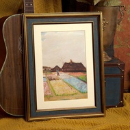 American Style Large Picture Frame Wall-Hanging Art Photo Frame 4 Open Oil Picture Frame Frame Puzzl