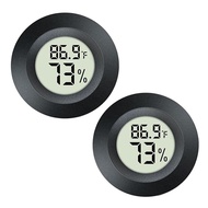 JEDEW 2 Pack Hygrometer Thermometer Digital Humidity Meter Indoor/Outdoor Humidity Monitor Reptile T
