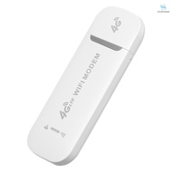 4G LTE WiFi Modem 150Mbps Portable WiFi USB WiFi Dongle with WiFi Hotspot for Europea Asia and Africa Region(White)