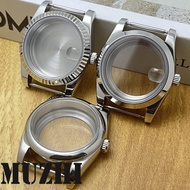 904L Stainless Steel NH35 Fluted Bezel Watch Case 36mm/40mm S crown For NH34 NH35 NH36 NH38 Sapphire