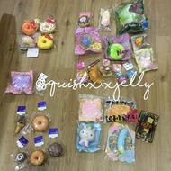 Licensed squishy ( Ibloom, hello kitty , cafe de n, creamiicandy etc )