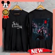 Solo leveling t-shirt, short-sleeved unisex t-shirt with solo leveling anime print
