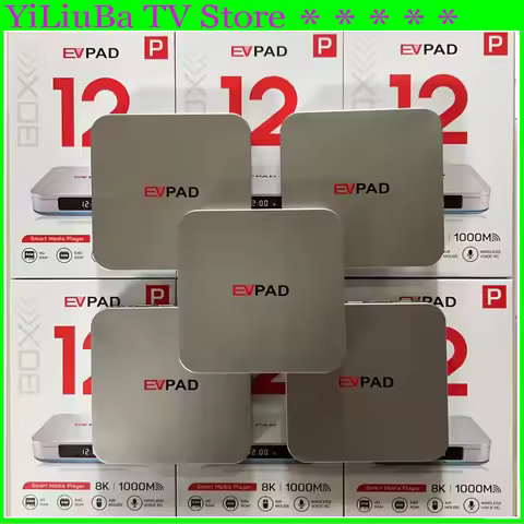 [Genuine]Newest EVPAD 12P Korea TV Box,Japan TV box 4G 64GB 8K Wifi6 Android12 Smart TV box Hot in K