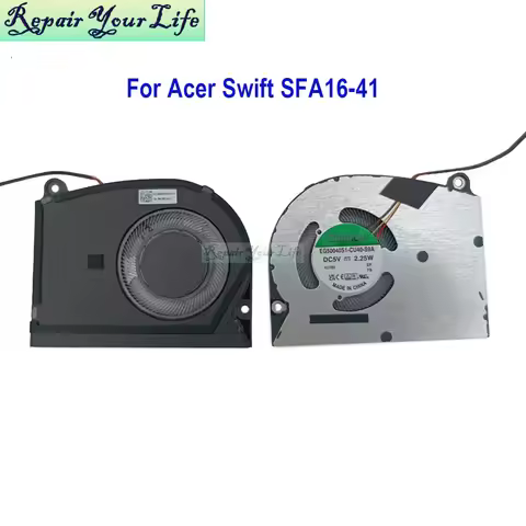 Notebook PC CPU Fan For Acer Swift Edge SFA16-41 SFA16-41-R7SU R6YS N22C8 2022 DC280012VS0 EG50040S1