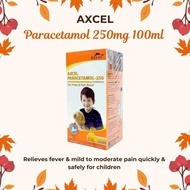 AXCEL PARACETAMOL 250MG (ORANGE) 100ML [EXP : 01/2028]