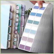 Colorful Index Stickers Morandi Colors Label Paper Sticky Notes Light Color Index Notes creative11.s