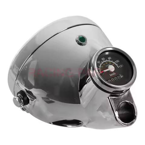 12V 35W Single Indicator Headlight Head Light Silver For Z50 Z50R Z50J Monkey Bike Skyteam Z50 Littl
