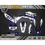 Decal KLX GORDON KLX BF KLX OLD KLX S DECAL KX CUSTOME DECAL 13