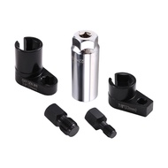 Yours MO-Car Oxygen Sensor Socket Offset Wrench Set 22MM Sockets 1/2" 3/8" Drives Thread Chaser Oxyg