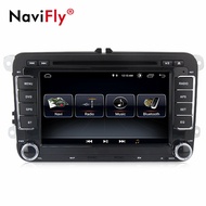 NaviFly Android 8.1 Car radio GPS Navigation For Volkswagen POLO PASSAT TOURAN Golf 5 6 Skoda Seat L