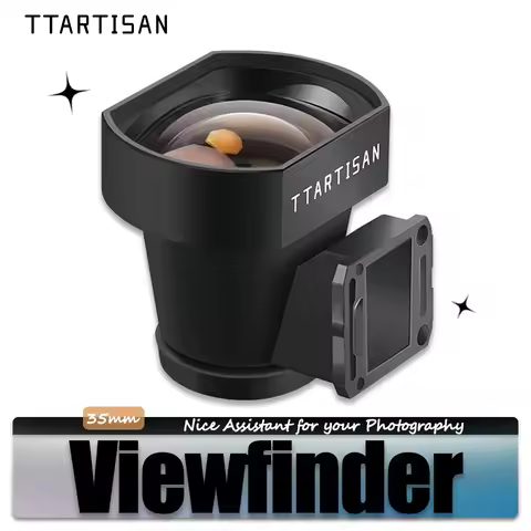 TTARTISAN 35mm Optical Viewfinder for Leica M9 Ricoh GRIII Camera External Cold Shoe Mount Viewfinde