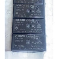 R RELAY OMRON 12v 4 Pin Model G5Q-1A4
