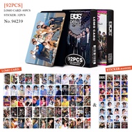 124 การ์ด bus แท้ ชิ้นการ์ดรถบัส2024 การ์ดวงบัส สติ๊กเกอร์ bus lomo team men debut photocards Non-GM