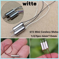 WITTE 1/2/5pcs Coreless Motor, 615 Mini 615 Tiny Hollow Cup Engine Motor, 46500 RPM-52000RPMRPM 6mm*