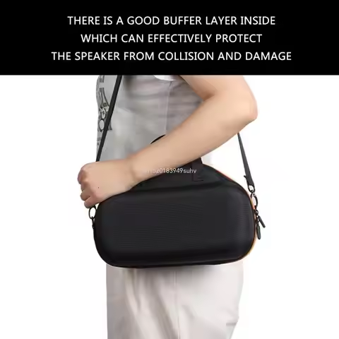 Travel Carrying Case Storage Bag with Handle Straps for Bluetooth-compatible Speaker Protector For B