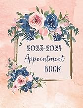 Appointment Book 2023-2024: 8 Columns with Tab , Monday to Sunday with 8AM - 9PM Times 15 Minute Int