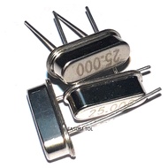 10pcs HC-49S 25MHz 25M 25.000MHZ 25.000 Quartz Crystal Resonator Passive Oscillator HC49S DIP2