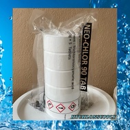 Chlorine 90% NEO-CHLOR TCCA 90 Tablets Japan (5Pcs/1KG)OH