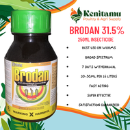 BRODAN 31.5% 250ML INSECTICIDE BY: PLANTERS PRODUCTS FOR PLANT CARE AND CROPS/ FAST ACTING AND EFFEC