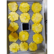 Fresh Homemade Dehydrated Dried Pineapple 新鲜自制脱水黄梨干