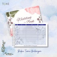 [TOOKE] WEDDING GUEST BOOK WEDDING GUEST BOOK WEDDING PARTY GUEST BOOK/