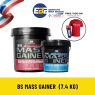 COMBO BULKING MASS 5.4KG TUB AND MASS 2KG TUB ADD ON FREEGIFT