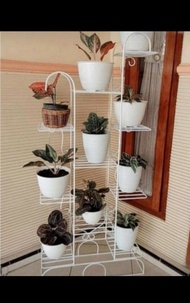 STANDING RAK POT 10 TINGKAT/STANDING RAK POT HIAS BUNGA BESI 10 SUSUN  DIAMETER  20 CM