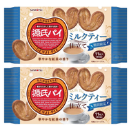 三立 - 日本 三立 源氏蝴蝶酥(奶茶味) 77G X2