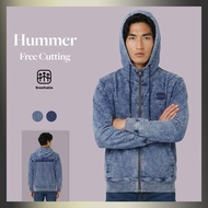 【HUMMER】Baju Jacket Hoodie 100% Cotton Denim Design Saiz S-2XL H0028