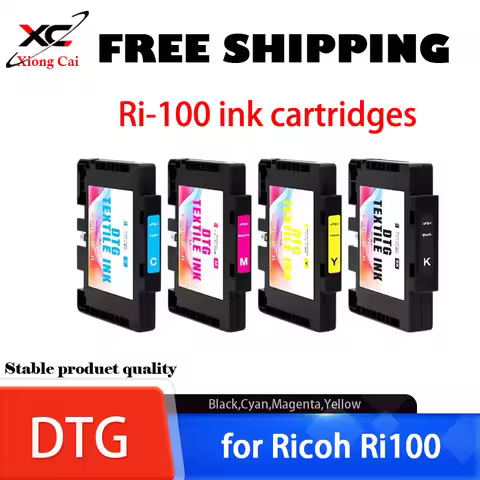 DTG Suitable for Ricoh Ri100 Ri-100 ink cartridges Ricoh 100 digital textile direct printing printer