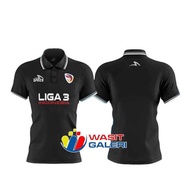 POLO T-SHIRT WANGKI DAILY REFEREE LEAGUE 3 SHIRT (LIGA 3 LOGO - LEAGUE 3 INDONESIA)