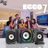 VF ECCO 7 BTU 2.1 Bluetooth Karaoke Speaker USB Powered 50W Max USB Pendrive FM Radio Micro SD Slot 