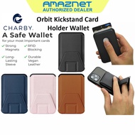 CHARBY Orbit Kickstand Magnetic Card Holder Wallet Phone Stand Phone Case