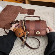 DIY Handmade Sewing Bag DIY Handmade Material Bag Retro Boston Bag diy Hand-woven Bag Material Bag H