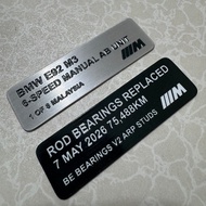 Stainless Steel Plate with Etching/Plat Keluli Tahan Karat