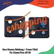 Rear Camera Glass + Frame / Camera Lens Xiaomi Poco X6 5G