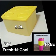 Tupperware Fresh-N-Cool 5.2L (1) - LRTVRetail Price S$33.70 Free Coffee To Go 490ml (1)8.0cm(D) x 17