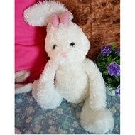 Rabbit in White (m) ~~ Soft Rabbit ~~ Ready Stock Original Bundle Preloved Toys
