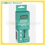 Thursday Plantation Headache Pain Relief Peppermint Oil Roll-On 9ml  EXP:02/2029