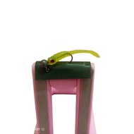 MATA 1 pcs soflure ajing + jighead with 3D eyes